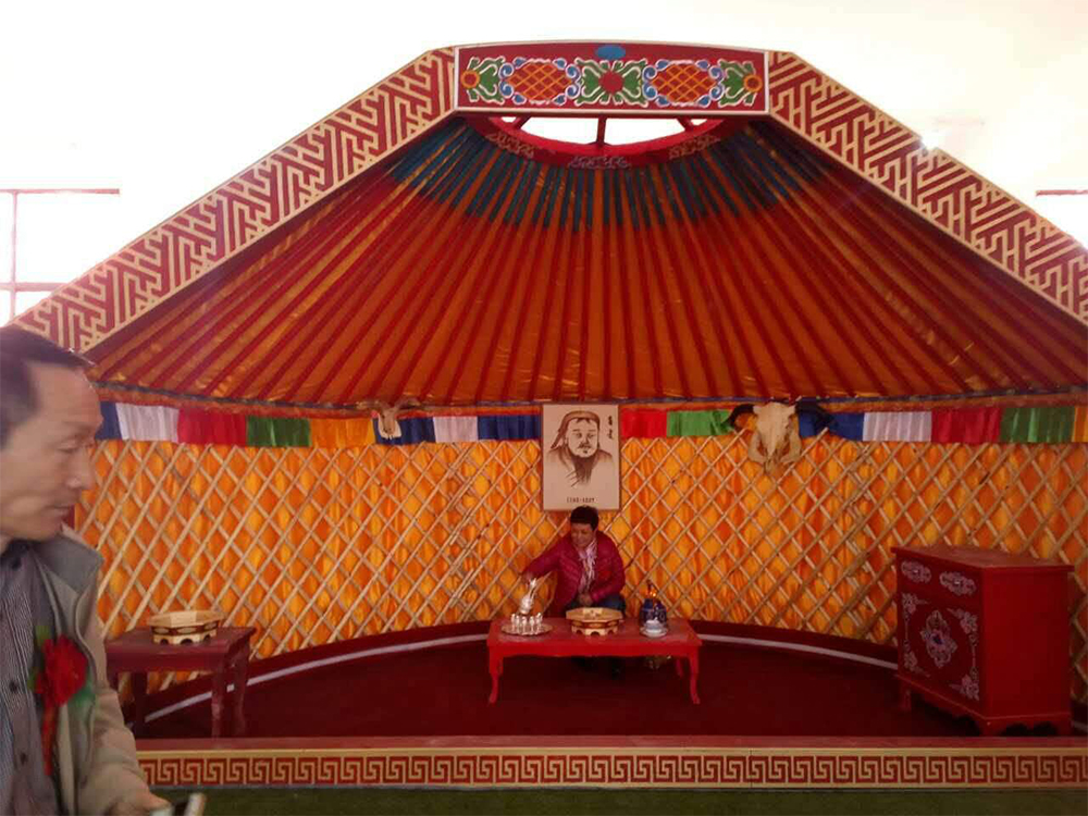 Custom canvas yurts