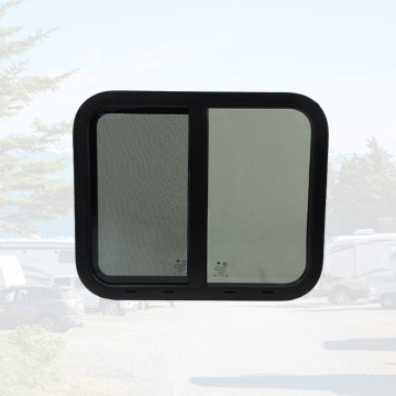Tempered Glass Windshield with Drain Holes for Caravan and RV Sliding Window