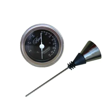 Wine Bottle Thermometer 55mm for Beer or Wine - Dial 2''