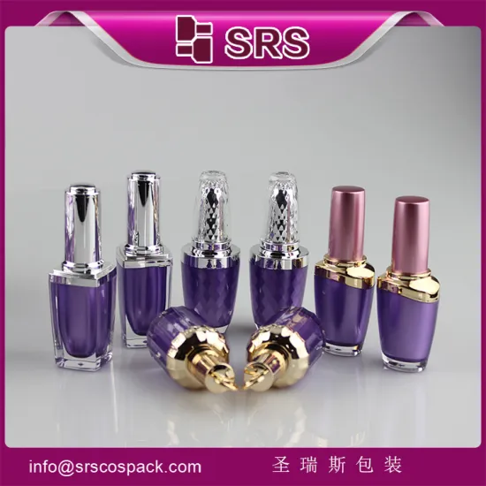 SRS cosmetic empty nail polish container packaging for uv gel