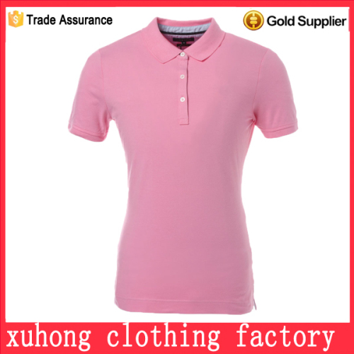 Mens Custom Summer Short Sleeve High quality lady sexy polo shirt