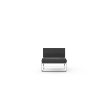 Modern Leisure Chair Home Office Leather Base Office Area Sofa Bed