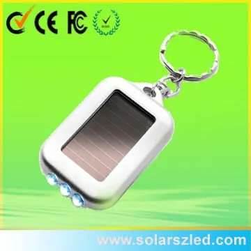 solar panel key ring, solar led key chain, manufacturer from China