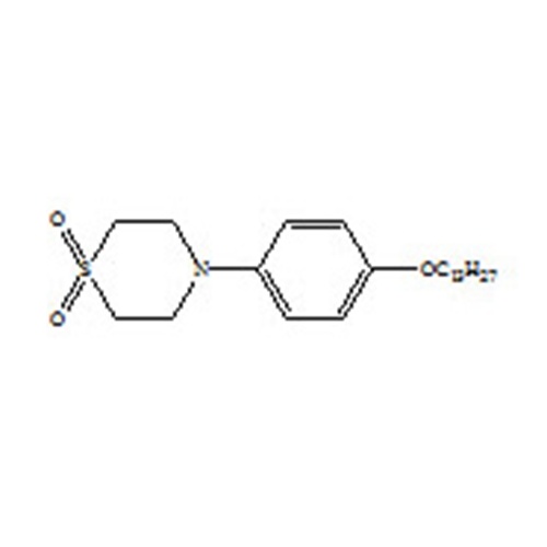 4- (4-Tredecyloxy-fenyl) -thiomorfoline 1,1-dioxide CAS 114625-74-0