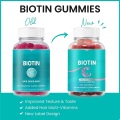 Strawberry Flavor Multivitamin Hair Growth Biotin Gummies