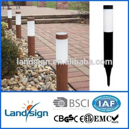 HIgh quality extended edition plastic solar bollard light lanscape light