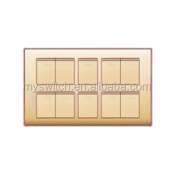 Pakistan Wall Switch 10 Gang Switch Socket