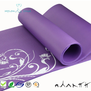 Natural NBR Rubber Custom Printed Yoga Mats/Hot Yoga Mat