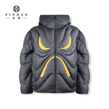 Áo khoác Puffer quilted chất lượng cao với Filling Down Down
