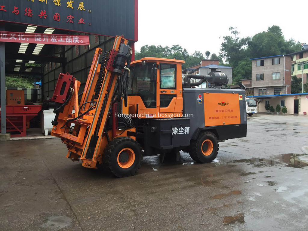 Guardrail Hammer Press Pile Driver