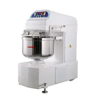 Commercial Bakery Equipment Stainless Steel Cover 50kg Spiral Dough Mixer 25kg