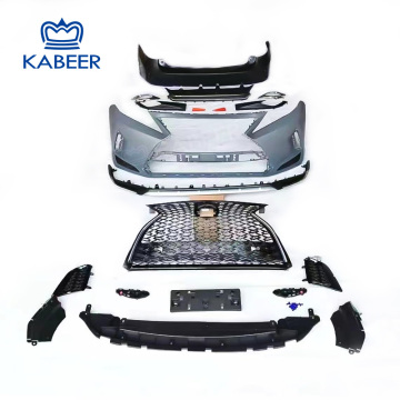 Auto -auto -upgrade gemodificeerde bodykit voor RX350 RX270 RX450H - BUMPER Grille Fog Cover Bracket Support Chip Inbegrepen