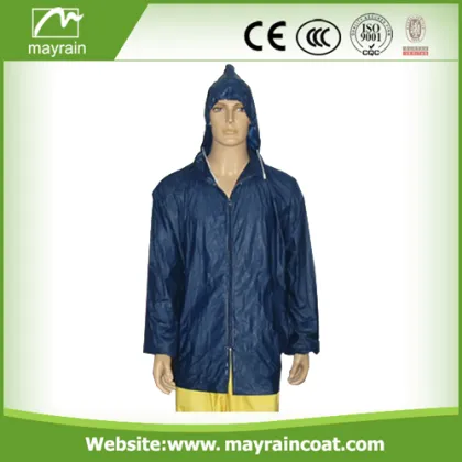 PVC Outdoor Rain Jacket With Pants
