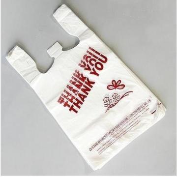 Recyclable Custom Carrier T Shirt Bag on Roll Plastic Bags for T-Shirts