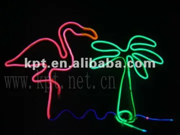 green and red neon el wire for making toys