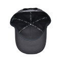 Cappello da baseball nero da ricamo 3d personalizzato