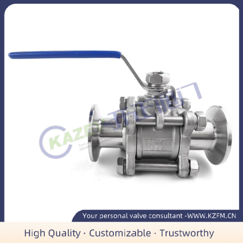 ONE PIECE DIN STANDARD BALL VALVE Three-piece quick-install ball valve Factory