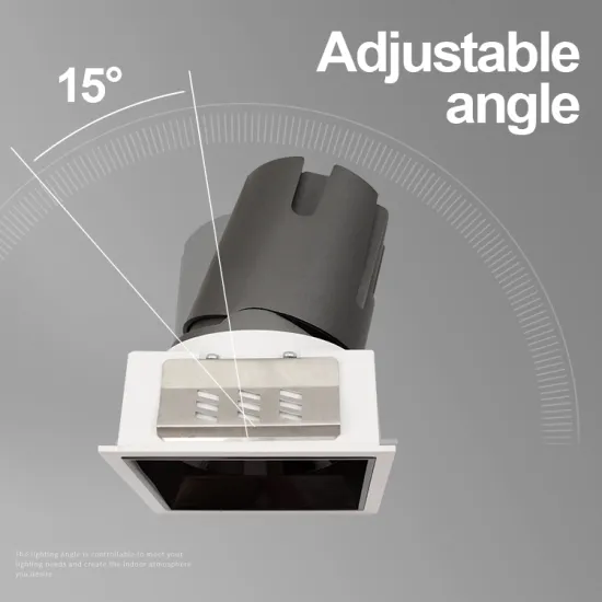 Commercial Square Adjustable IP65 Recessed Cob Led Downlight