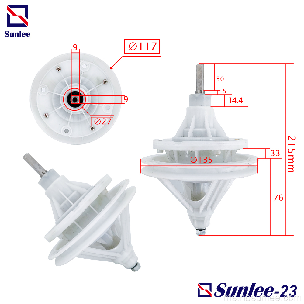 Kotak gear Sunlee reducer mesin basuh