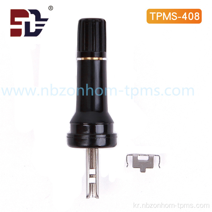 TPMS 고무 스냅인 타이어 밸브 TPMS408