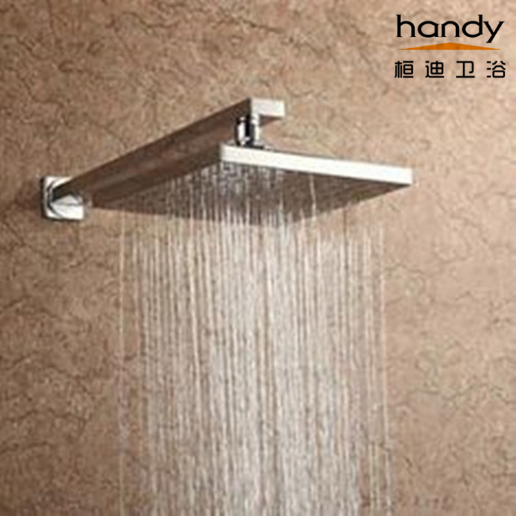 square overhead shower