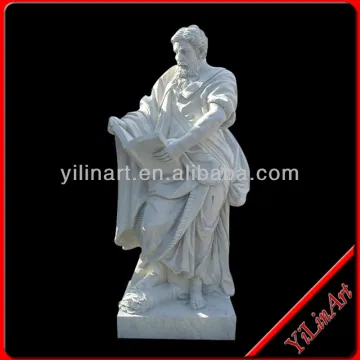 White Garden Hand carved Stone Life Size Statue