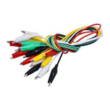 WAVGAT 2.8cm Alligator Clips Electrical DIY Test Leads - 50cm Test Jumper Wire