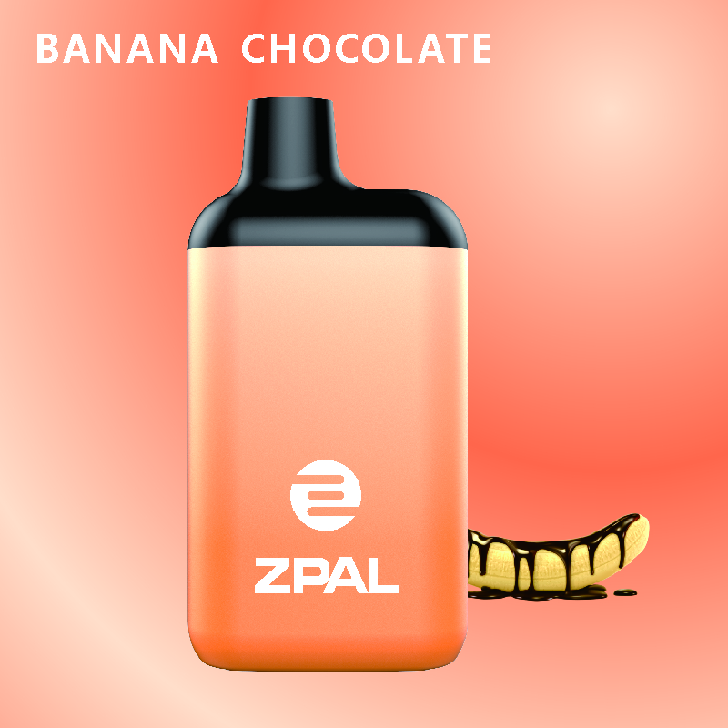 Chocolate banana flavoured disposable e-cigarettes