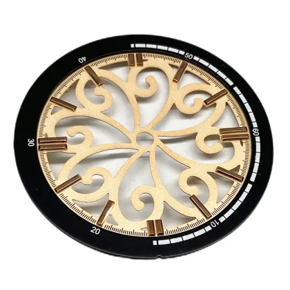 Lucky clouds Skeleton watch dial with applied index