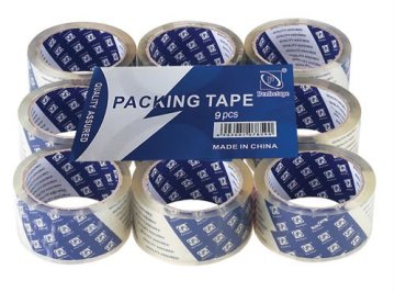 OPP crystal clear adhensive packing tape for shrink