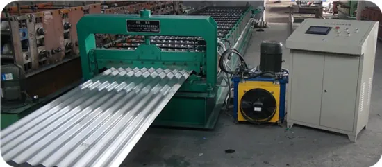 Used Full Automatic metal roofing tile corrugated sheet color steel roll forming machine