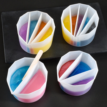 Intodiy Color Mixing Silicone Cup para distribuição de resina epóxi