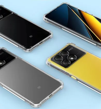 Clear TPU Airbag Phone Case for Xiaomi Poco Series Models