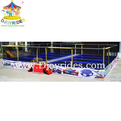 Entertainment Trampoline Park With Useful Colorful