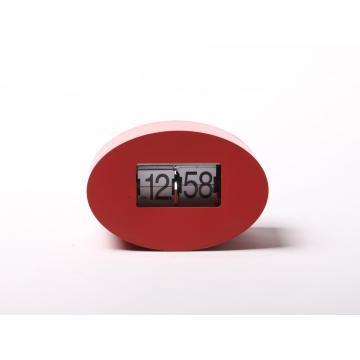 Oval Shape Flip Clock