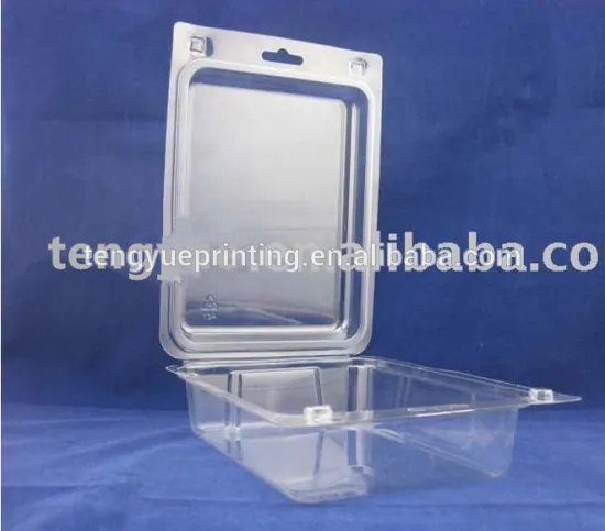 Transparent Clear insert blister box/clamshell blister packaging