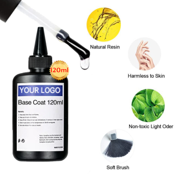 Top coat gel senza wipe in vetro temperato da 120 ml per grossisti per i grossisti