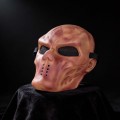 Máscara facial completa de crânio de malha tática