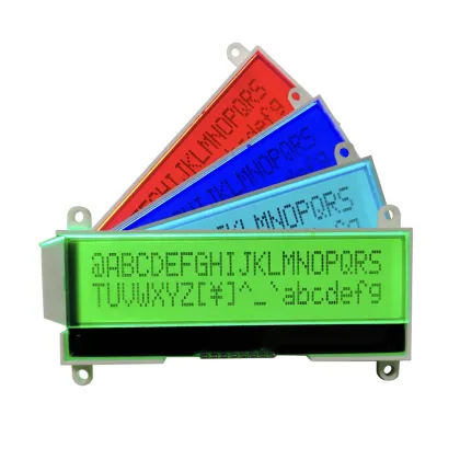 RGB Background Liquid Crystal Display (LCD) 20x2 Character Display Modules - 2002 Series
