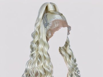Natural Black Headband Curly Wig 100% Human Hair