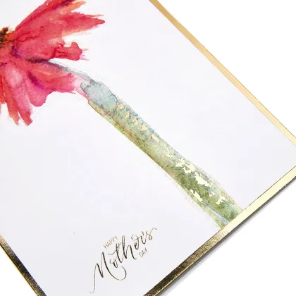 Gold Foil Mothers Day Cards with Envelopes