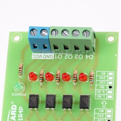 5V to 24V PLC Signal Converter with Optocoupler Isolation