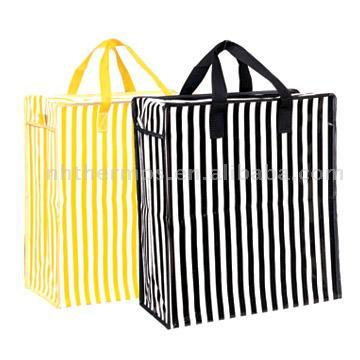 PP Woven Shopping Bags (Lines)