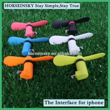 Promotional Gift Flexible Travel Portable USB Fan for iphone