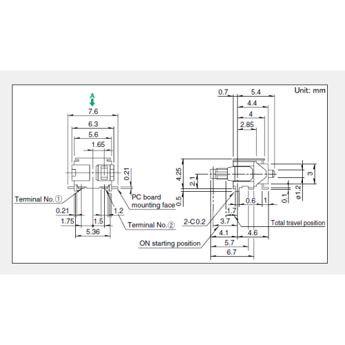 Universal type Detection switch