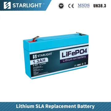 6.4V 1.3AH LiFePO4 Battery to Replace Lead-Acid Battery