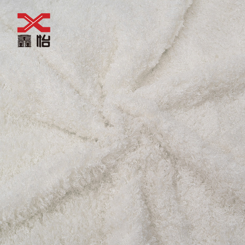 100% Polyester Sheep Plush Fabric 25mm Toy Fabric