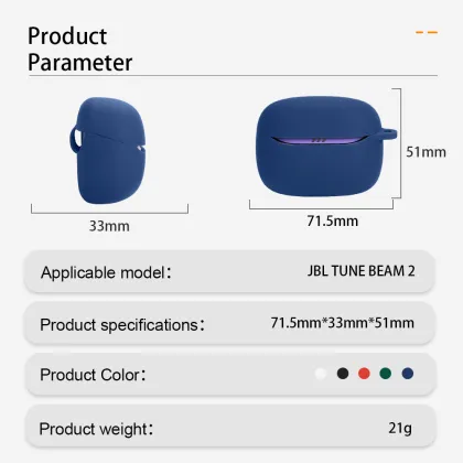 Factory Wholesale JBL TUNE BEAM 2 Earphone Silicone Case