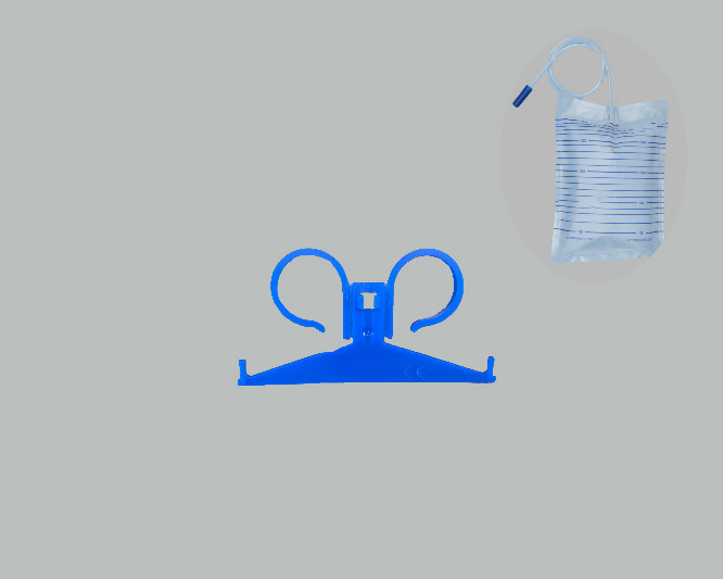 coupling hanger blue for urine bags