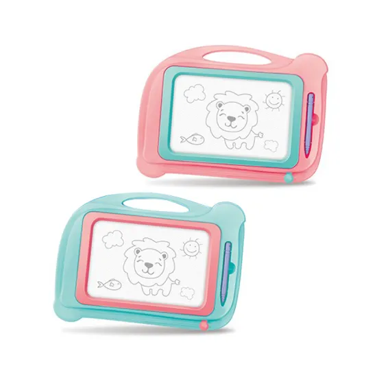 Travel-sized Magnetic Learning Board and Sketching Pad for Early Education and Creative Play